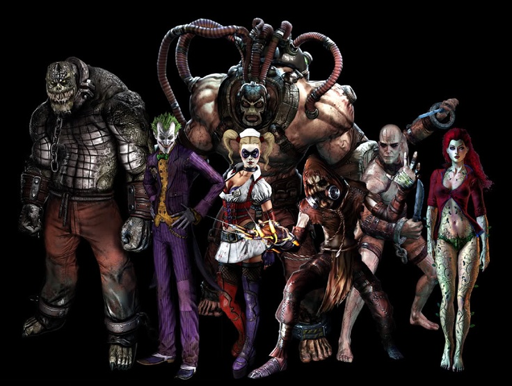 batman arkham asylum characters